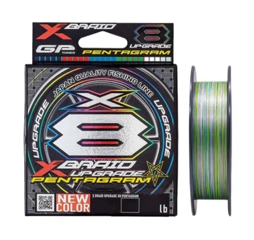 Шнур YGK X-Braid Upgrade X8 Pentagram 0,4/10lb 200м - фото 1
