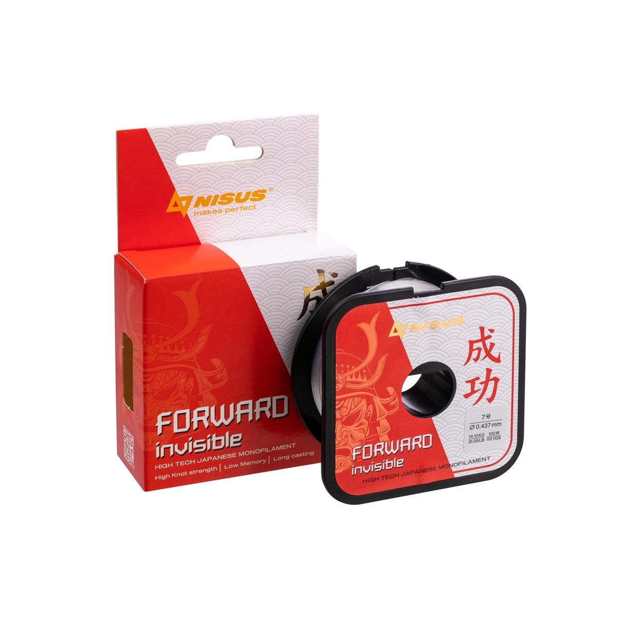 МП Леска FORWARD Invisible 0,437mm/100m Nylon (N-FI-0437-100) Nisus - фото 1