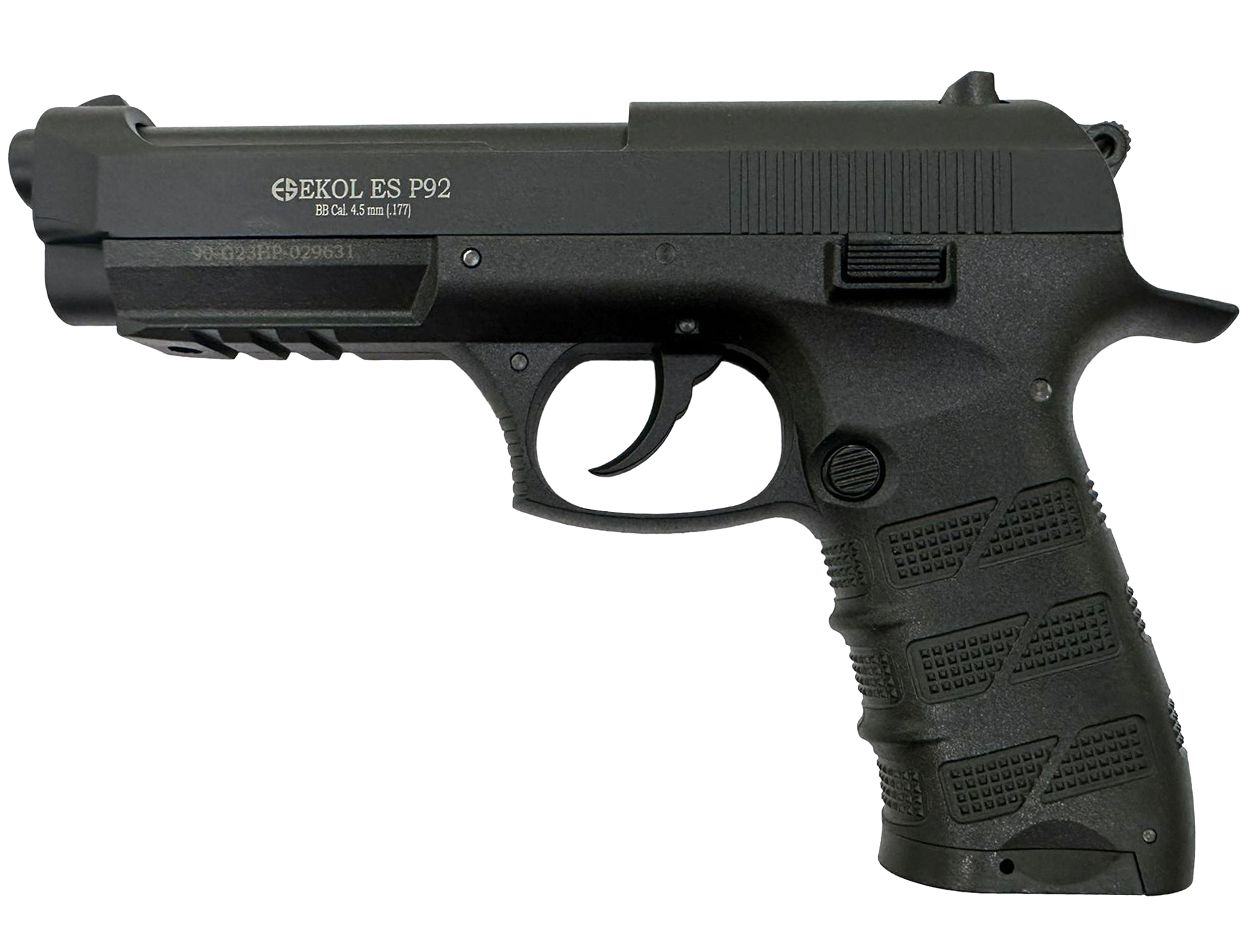 Пистолет Ekol ES P92 black 4,5мм металл - фото 1
