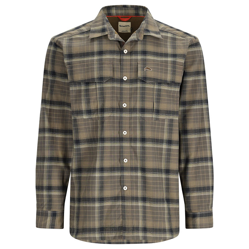 Рубашка Simms Coldweather LS Shirt Hickory Asym Ombre Plaid  - фото 1