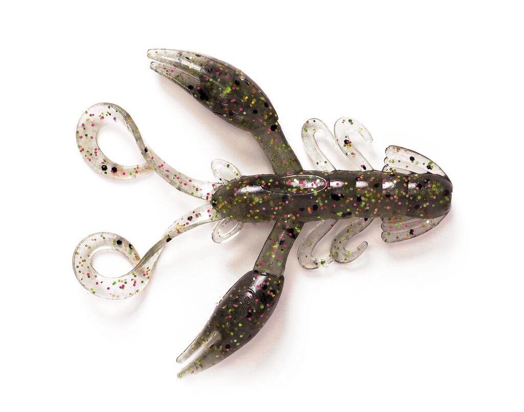 Приманка Lucky John твистер Pro Series rock craw 2.8in 07.20 S21 6шт - фото 1