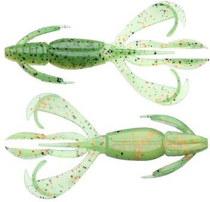 Приманка Keitech Crazy Flapper 2.8" EA 05 Hot fire tiger 8шт - фото 1