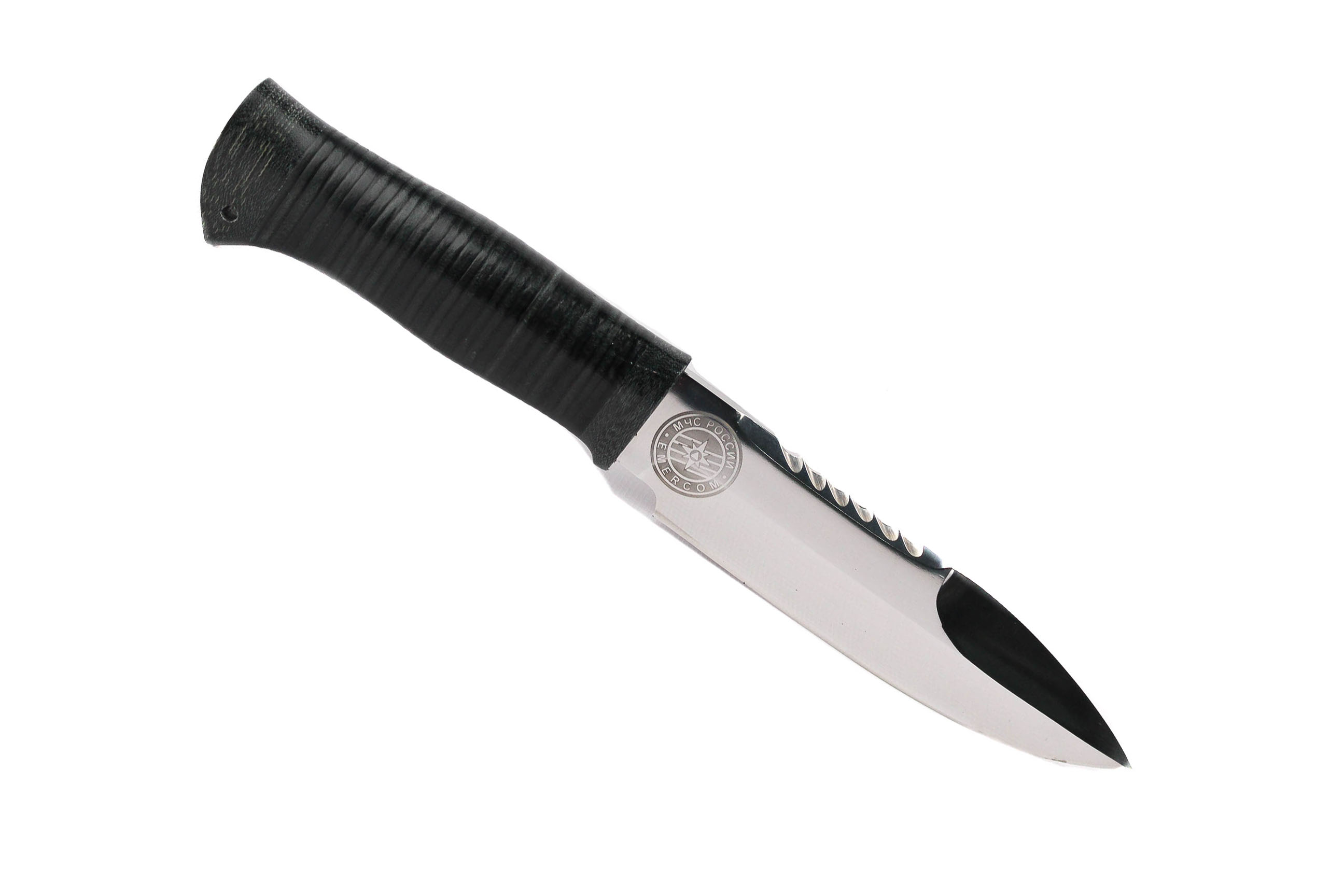 Нож Росоружие Спас-1 95x18 рукоять кожа - фото 1