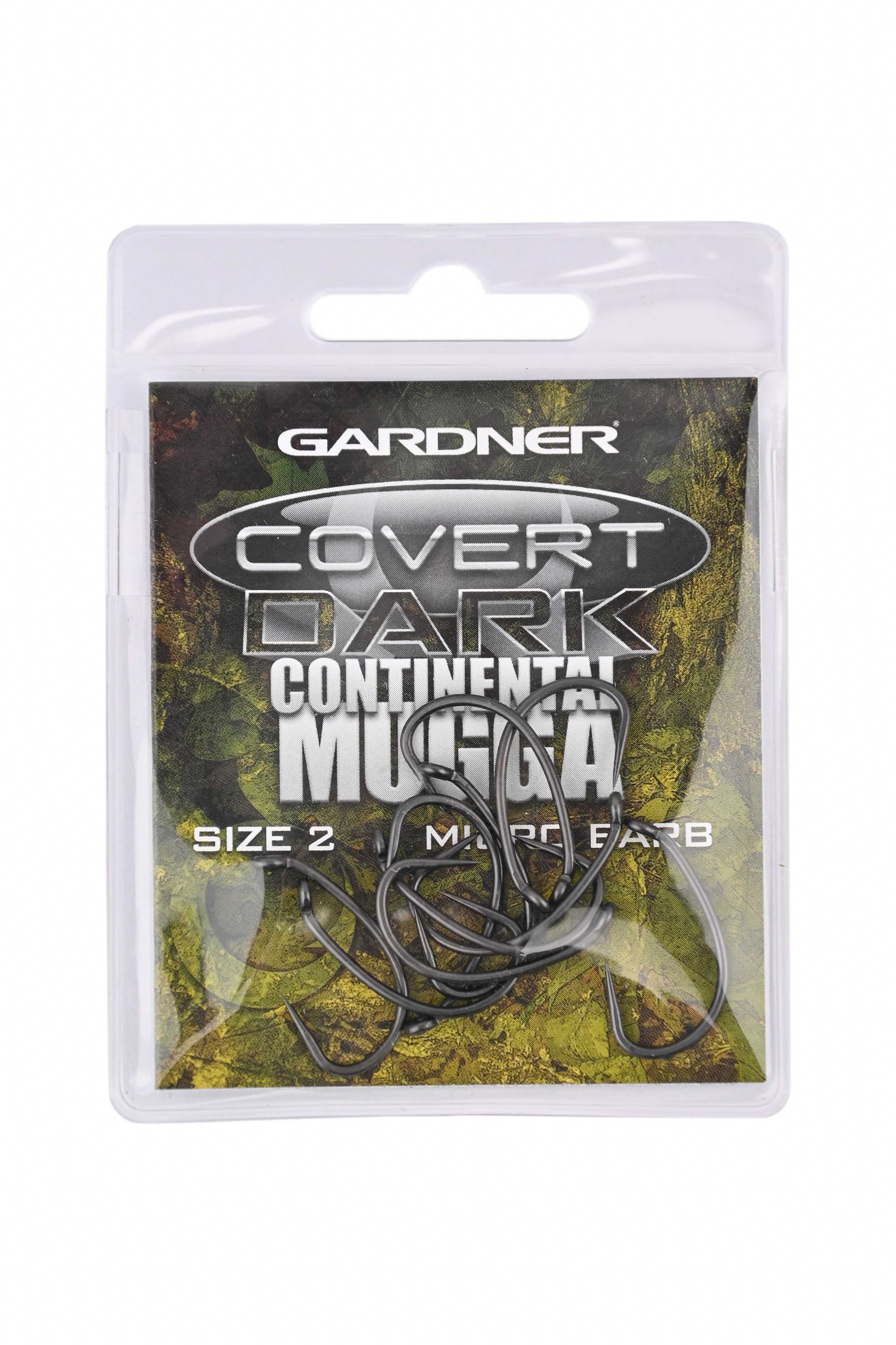 Крючки Gardner Covert dark continental mugga barbed №2