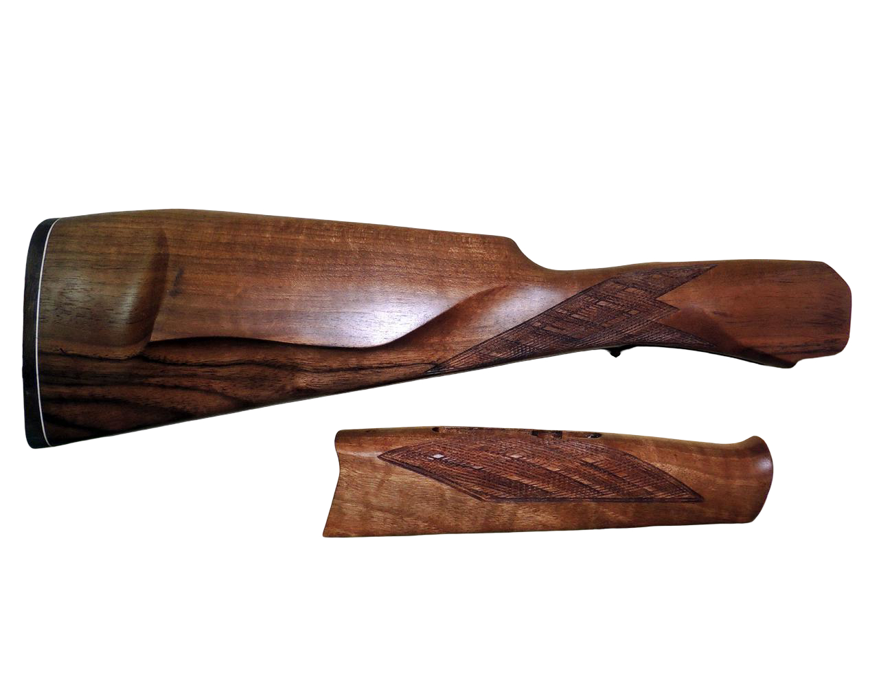 Приклад+цевье Левша ИЖ-27 Английская ложа МК люкс левша орех - фото 1