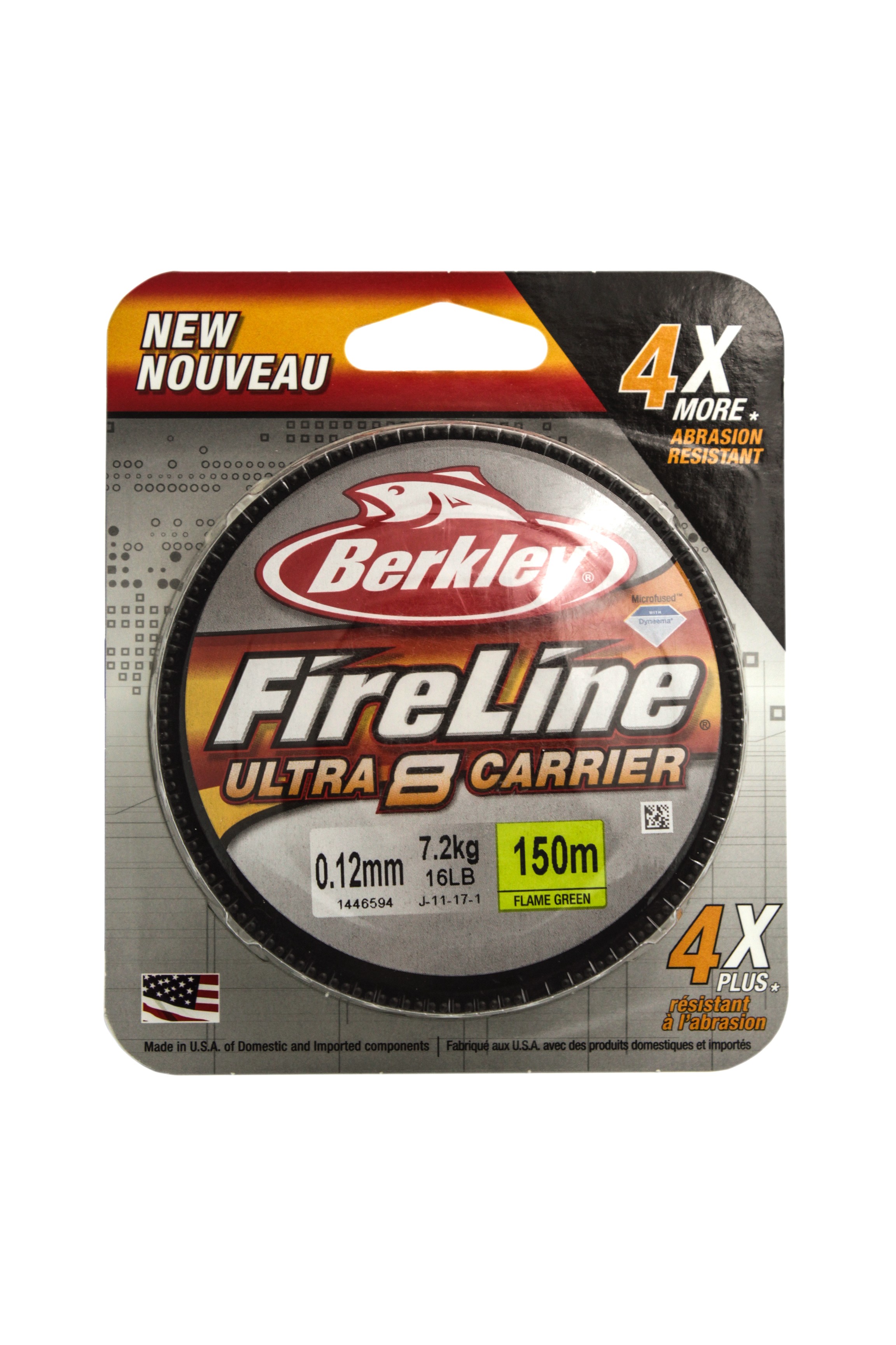 Шнур Berkley FireLine ultra 8 green 150м 0,12мм - фото 1