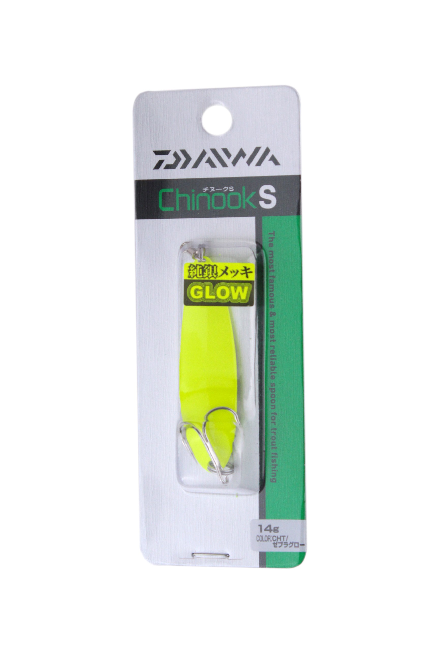 МП Блесна Daiwa Chinook S 14гр cht zebra glow - фото 1