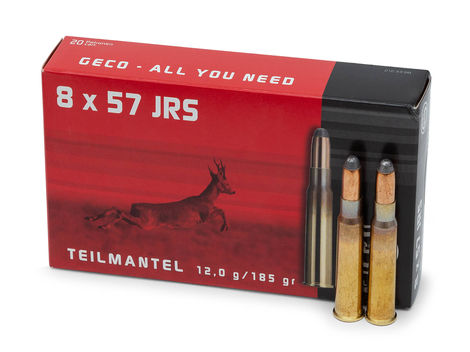 МП Охотничий патрон  8 x 57 IR (8 x 57 JR) Norma 196/12.7 Oryx 18010 (20) - фото 1