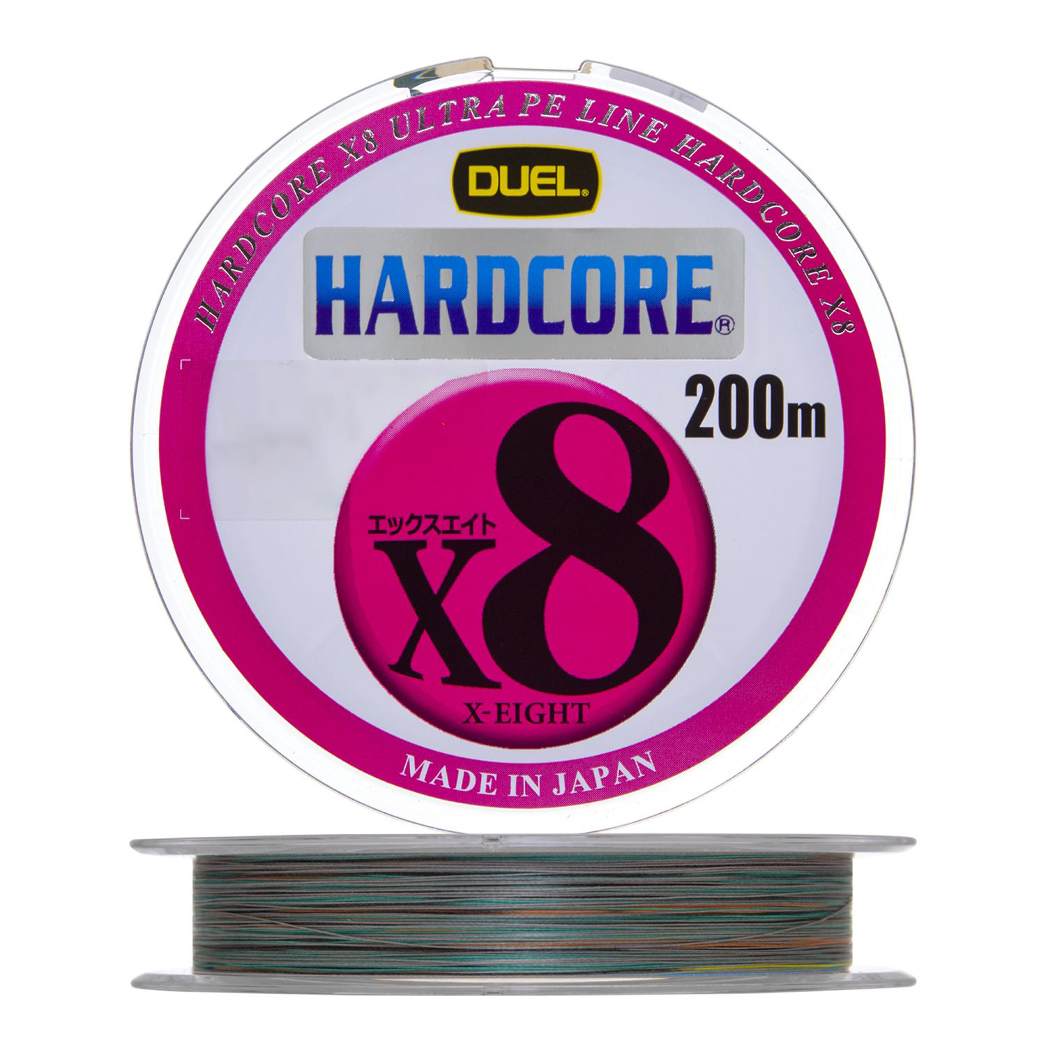 Шнур Yo-Zuri Duel PE Hardcore X8 200м 5Color-Yellow marking 1,0 0,171мм 9,0кг - фото 1