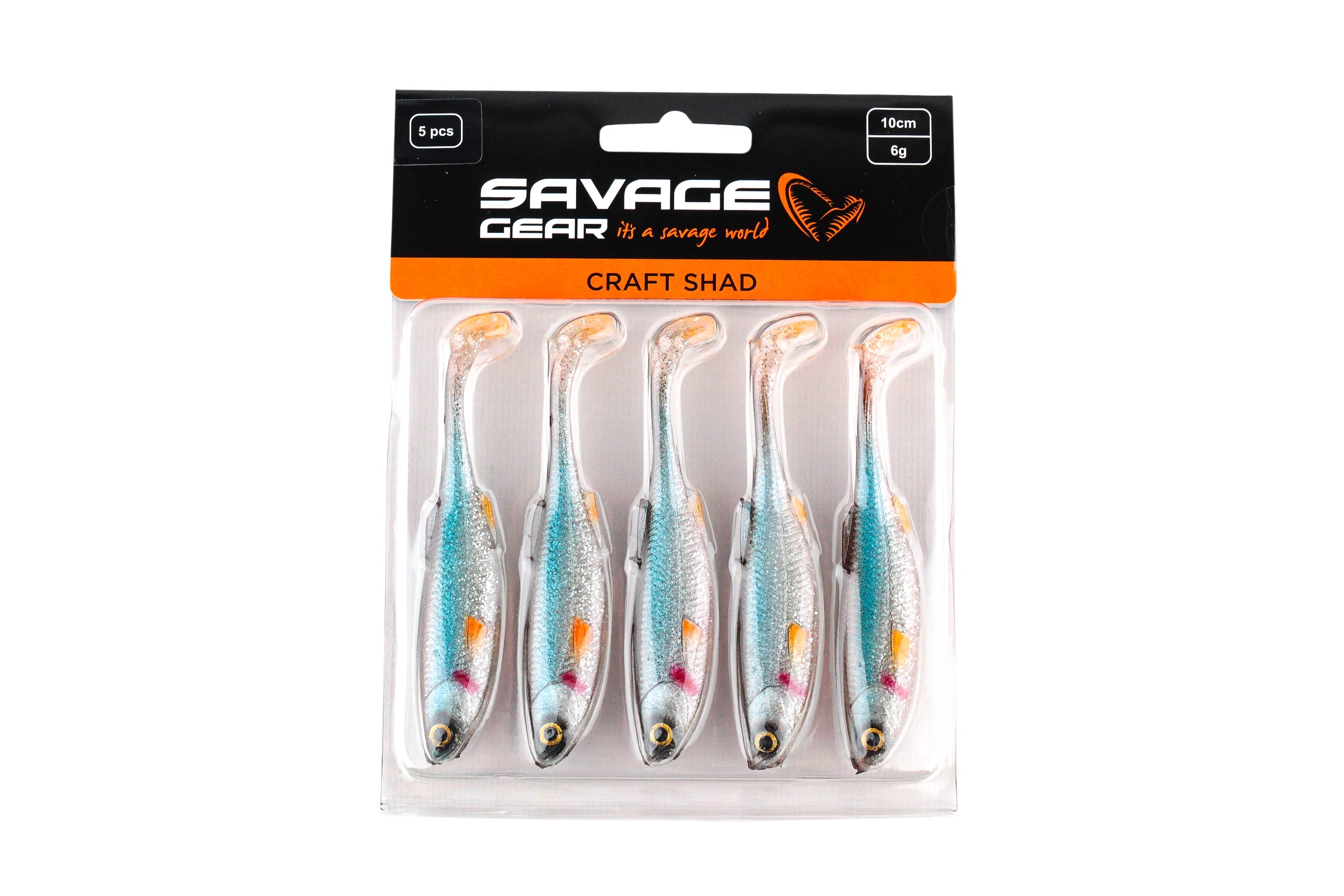 Приманка Savage Gear Craft shad 10см 6гр roach уп.5шт - фото 1