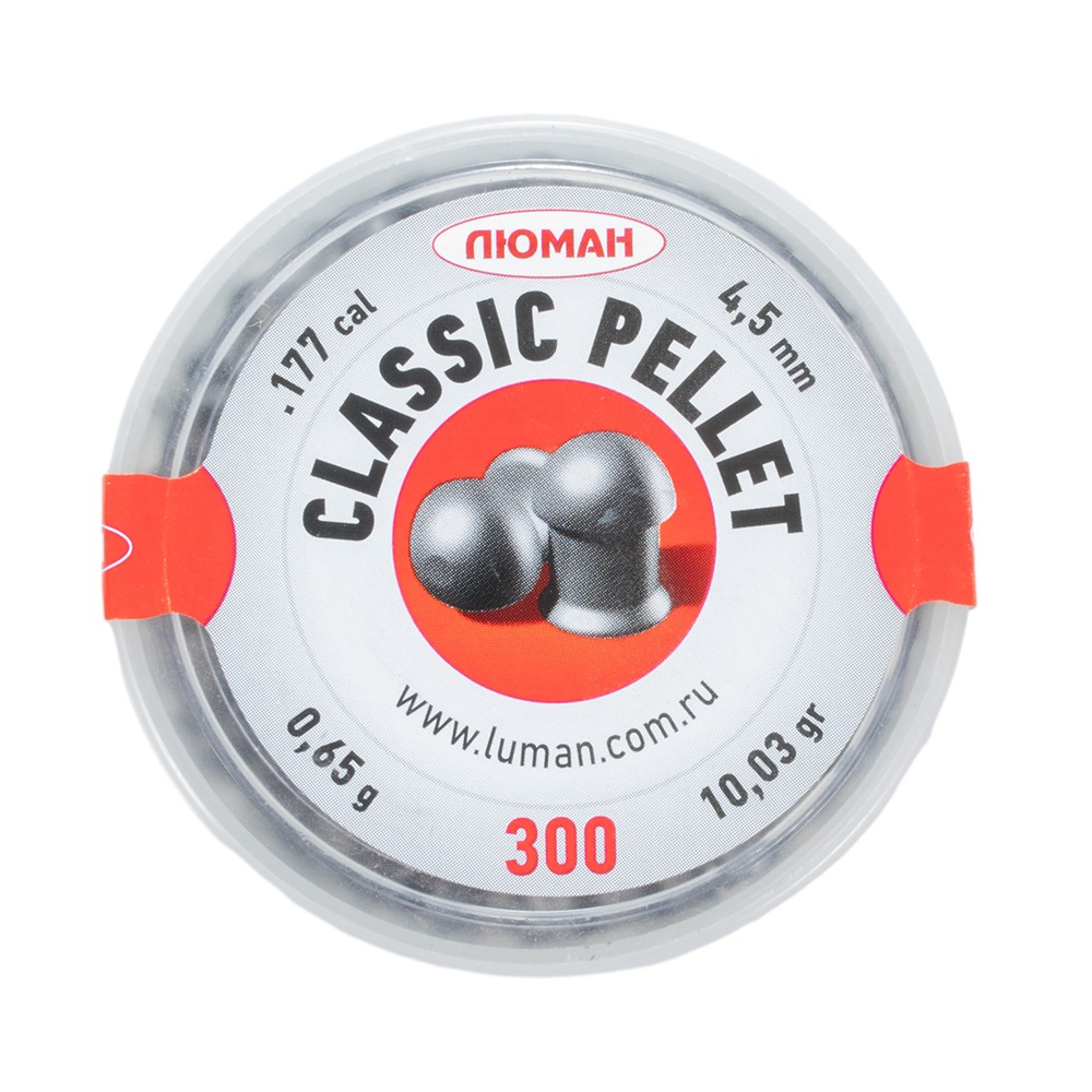 МП Пуля пневм. "Classic pellets", 0,65 г. 4,5 мм. (300 шт.) (60 в упаковке) - фото 1