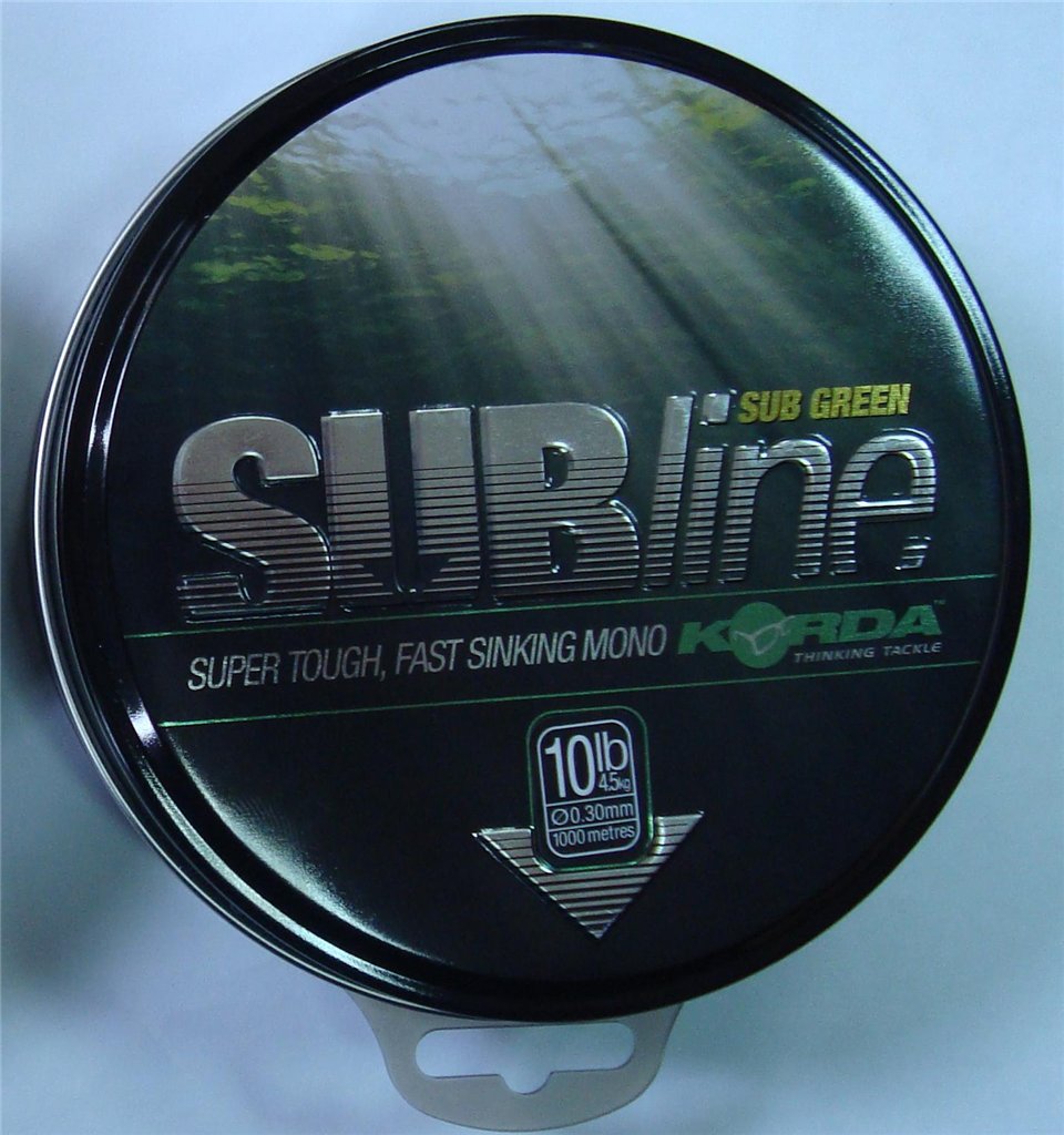 Леска Korda Subline ultra tough sinking mono green 1000м 0,40мм - фото 1