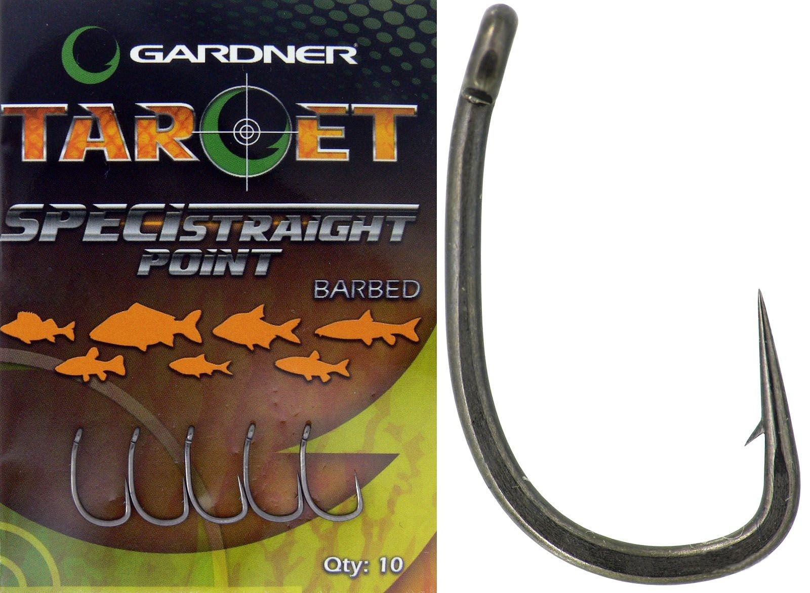 Крючки Gardner Target speci-straight point barbed №14