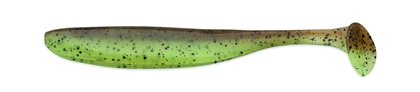 Приманка Keitech виброхвост Easy shiner 5" 401 green pumpkin chartreuse - фото 1