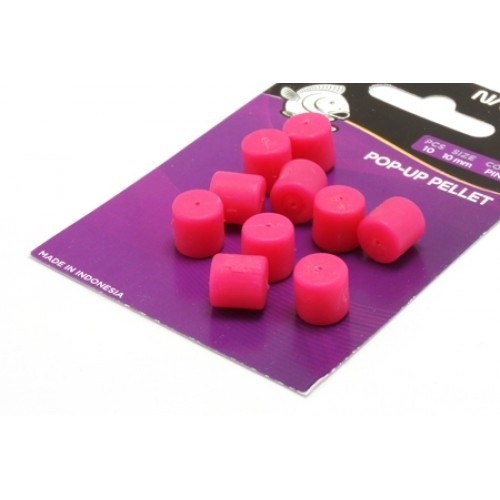 Приманка Nautilus PopUp pellet 10мм pink имитационная - фото 1