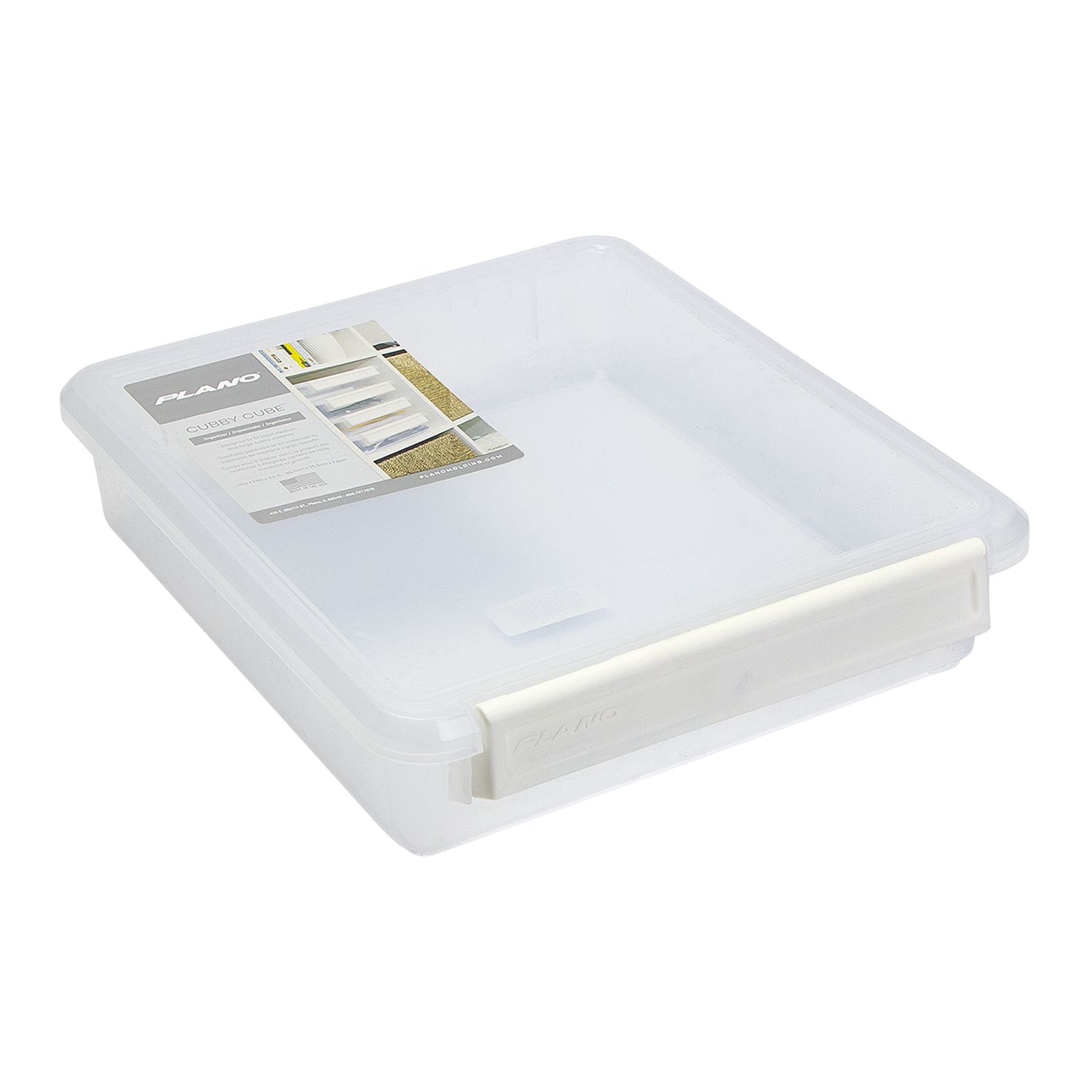 Коробка Plano Pla1313 Storage Box Clr P Wht Latch 35,6x30,5x33 - фото 1