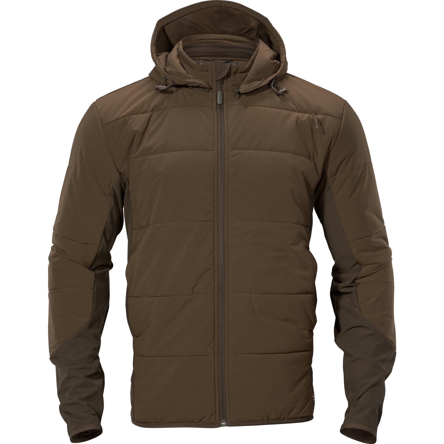 Куртка Harkila Insulated midlayer hunting green/shadow brown ( р.S) - фото 1