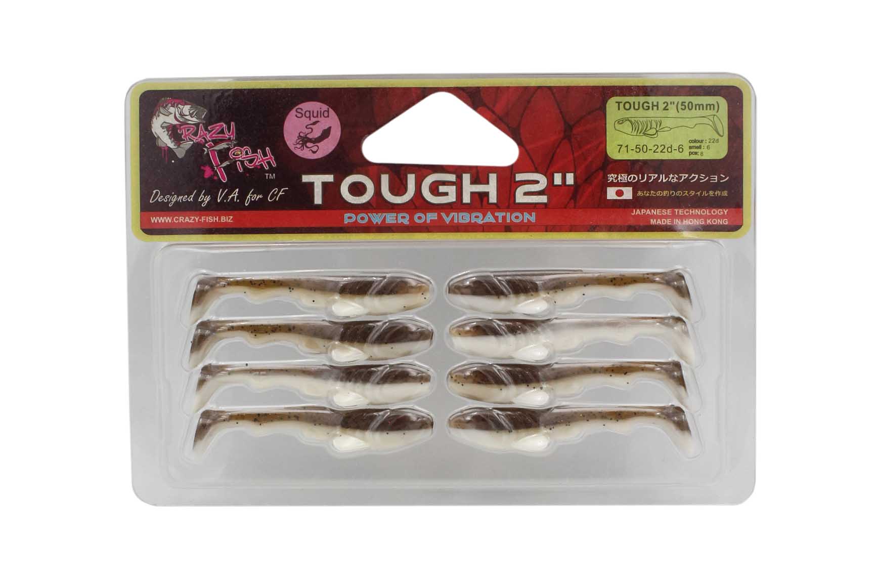 Приманка Crazy Fish Tough 2'' 71-50-22d-6