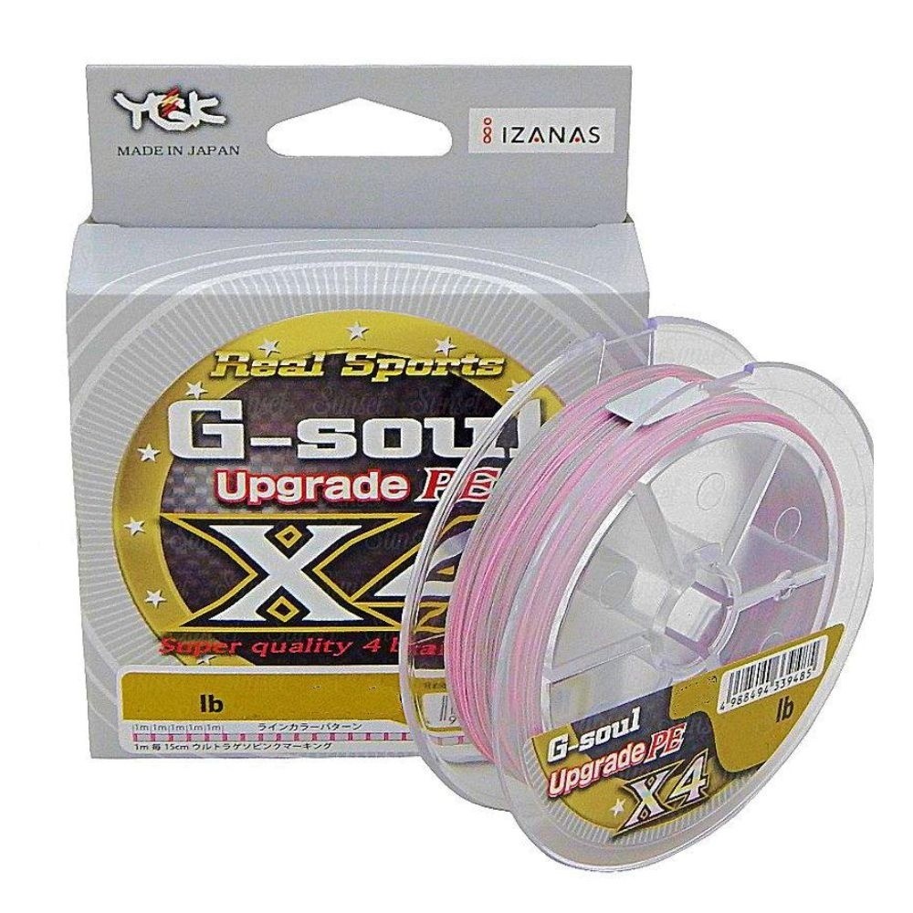 Шнур YGK G-Soul Upgrade X4 150м PE 0,8 14lb Gray - фото 1
