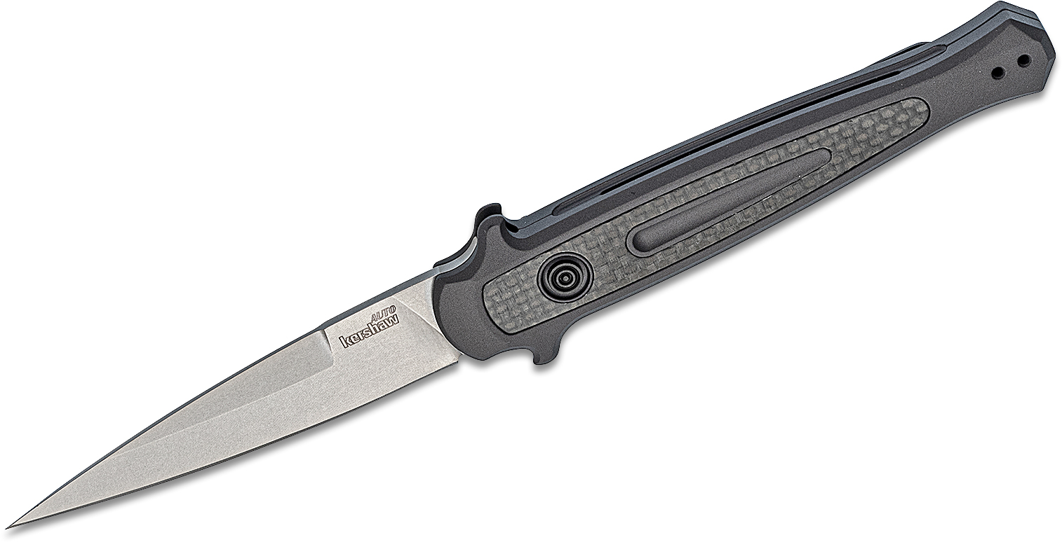 Нож Kershaw K7150EBSW Launch-8 клинок CMP154 рукоять карбон - фото 1