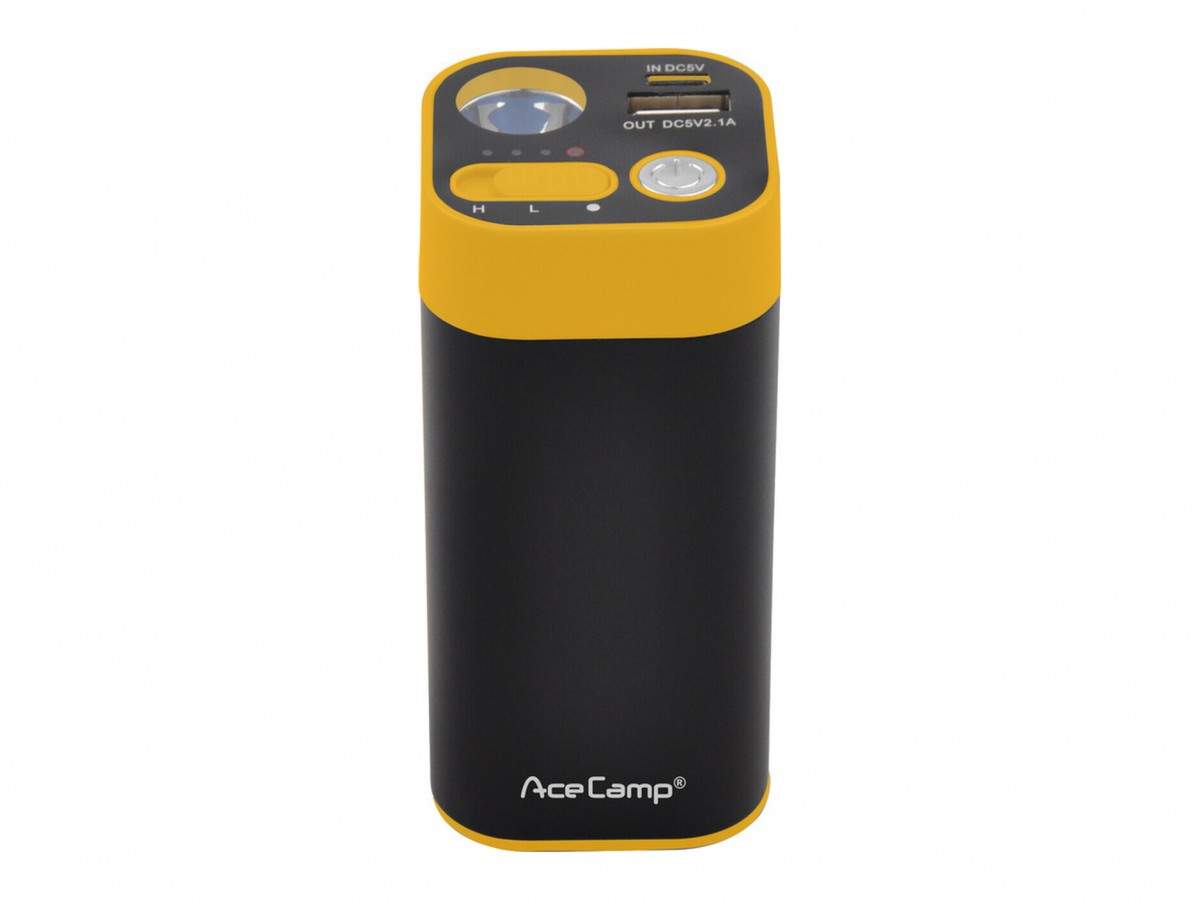 Внешний аккумулятор Acecamp 3-в-1 Power Bank 8800 mAh черный желтый  - фото 1