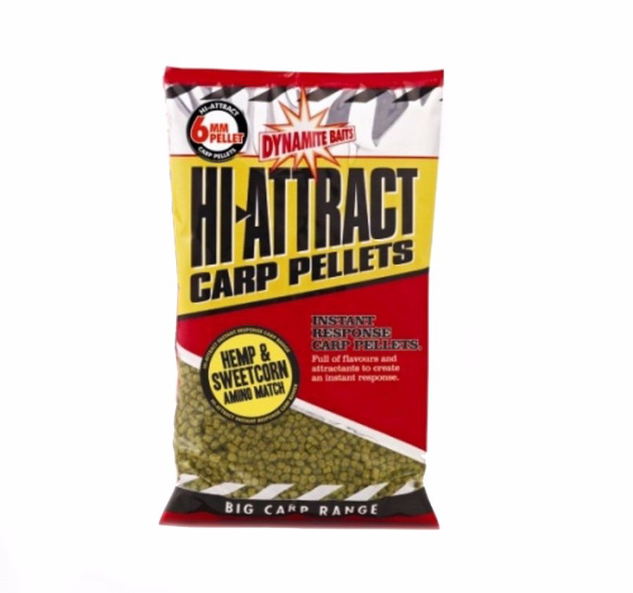 Пеллетс Dynamit Baits Hemp & sweetcorn 6мм 900гр - фото 1