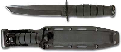 Нож Ka-Bar 5054 Short Tanto сталь 1095 рукоять кратон - фото 1