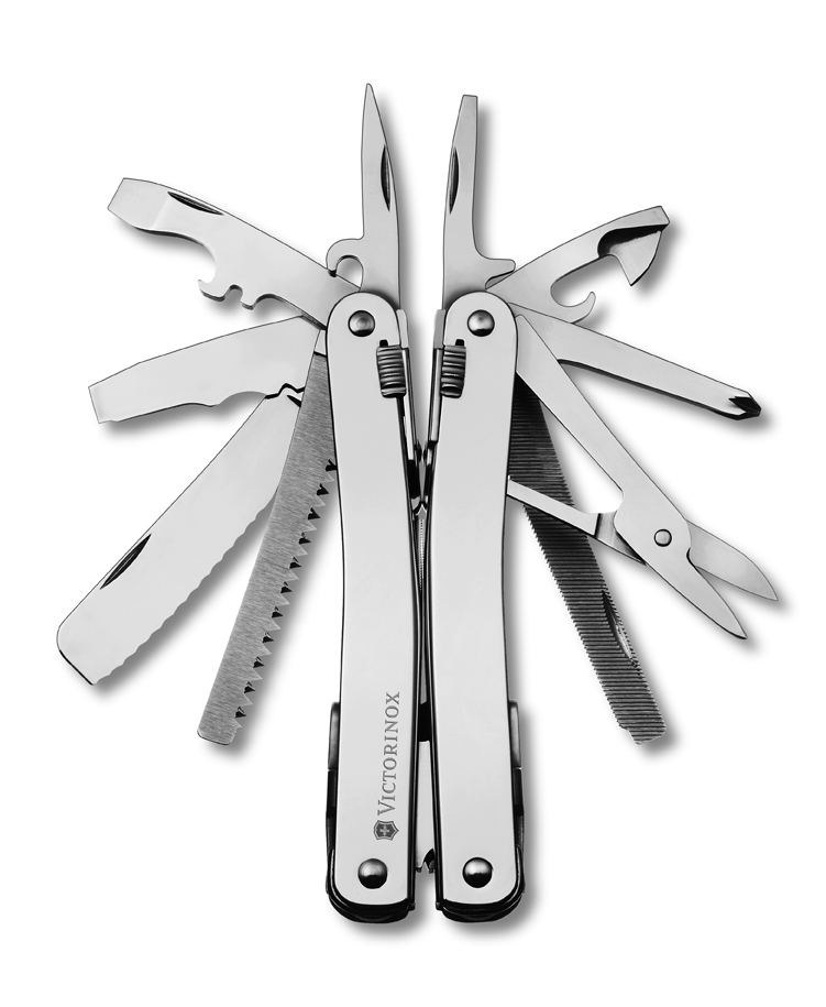 Мультиинструмент Victorinox SwissTool spirit 105мм серебристый - фото 1