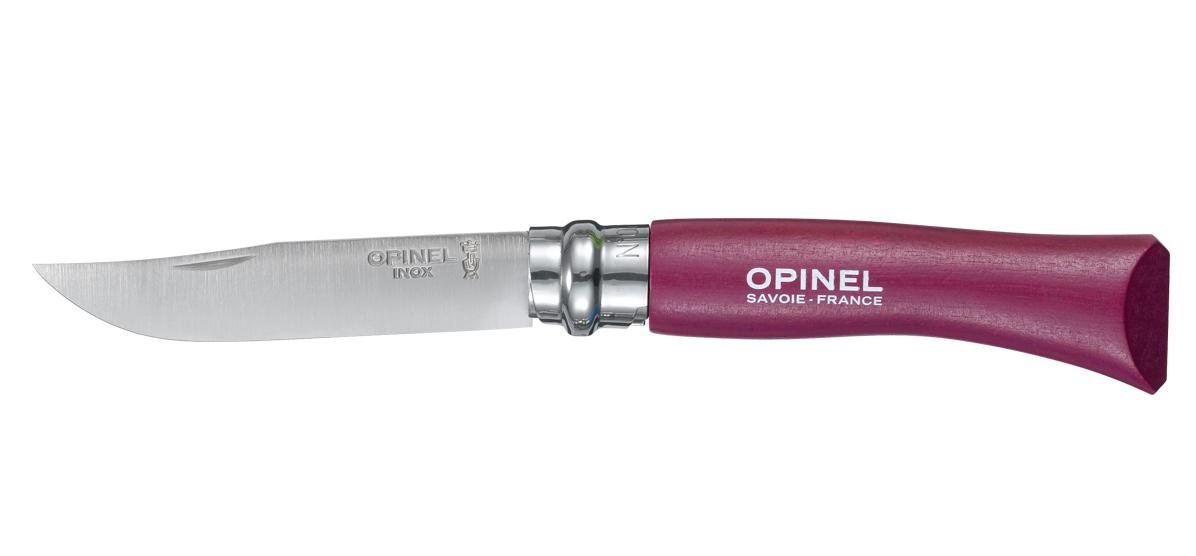 Нож Opinel 7 Trekking складной 8см нержавеющая сталь фиолетовый - фото 1
