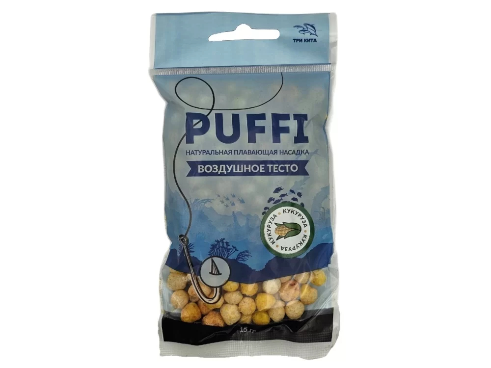 Тесто Три Кита плавающее Puffi midi кукуруза 15гр - фото 1