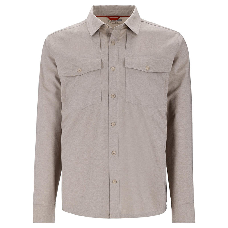 Рубашка Simms No-See-Um Bugstopper LS Shirt Dolomite Heather  - фото 1