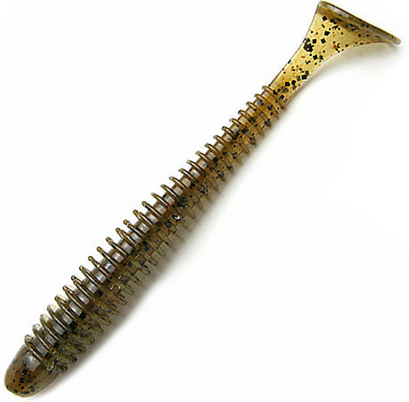МП Приманка Keitech виброхвост Swing impact 4,5" 414 Green pumpkin PP shad - фото 1