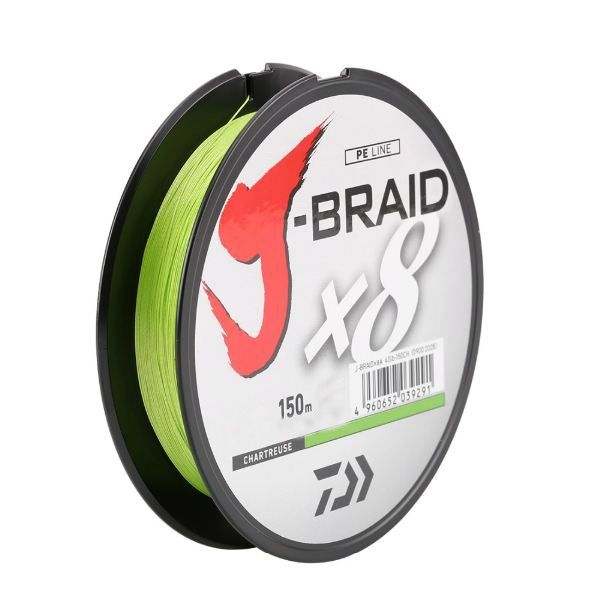 Шнур Daiwa J-Braid X8 0,28мм 150м chartveuse - фото 1