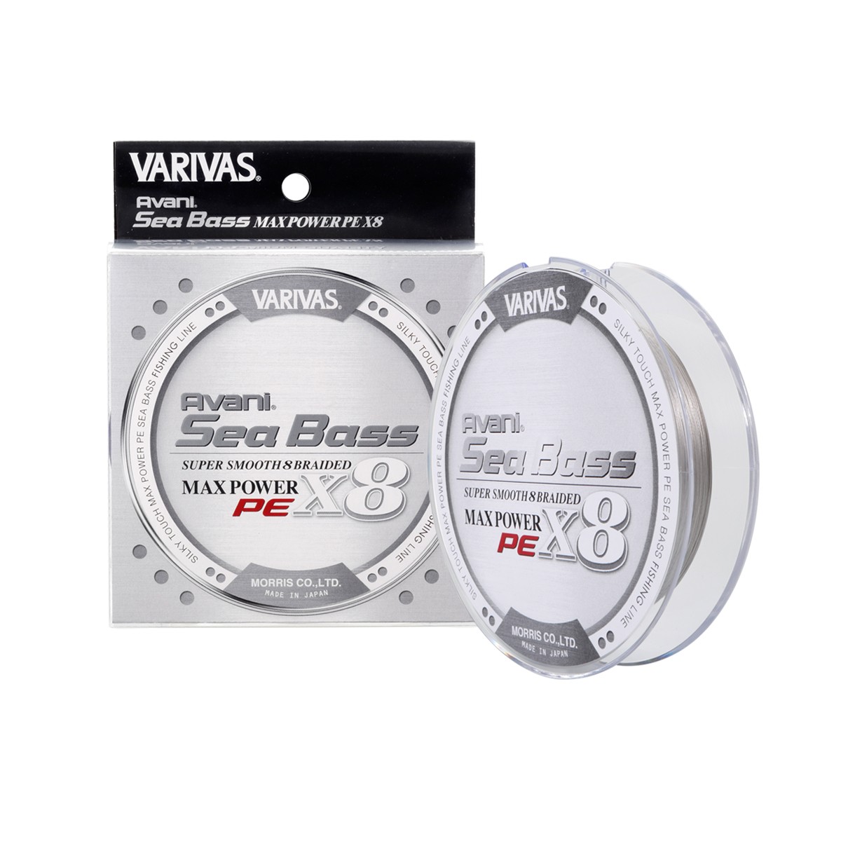 Шнур Varivas Avani Seabass Max Power X8 s.gray 150м PE 1.5 - фото 1