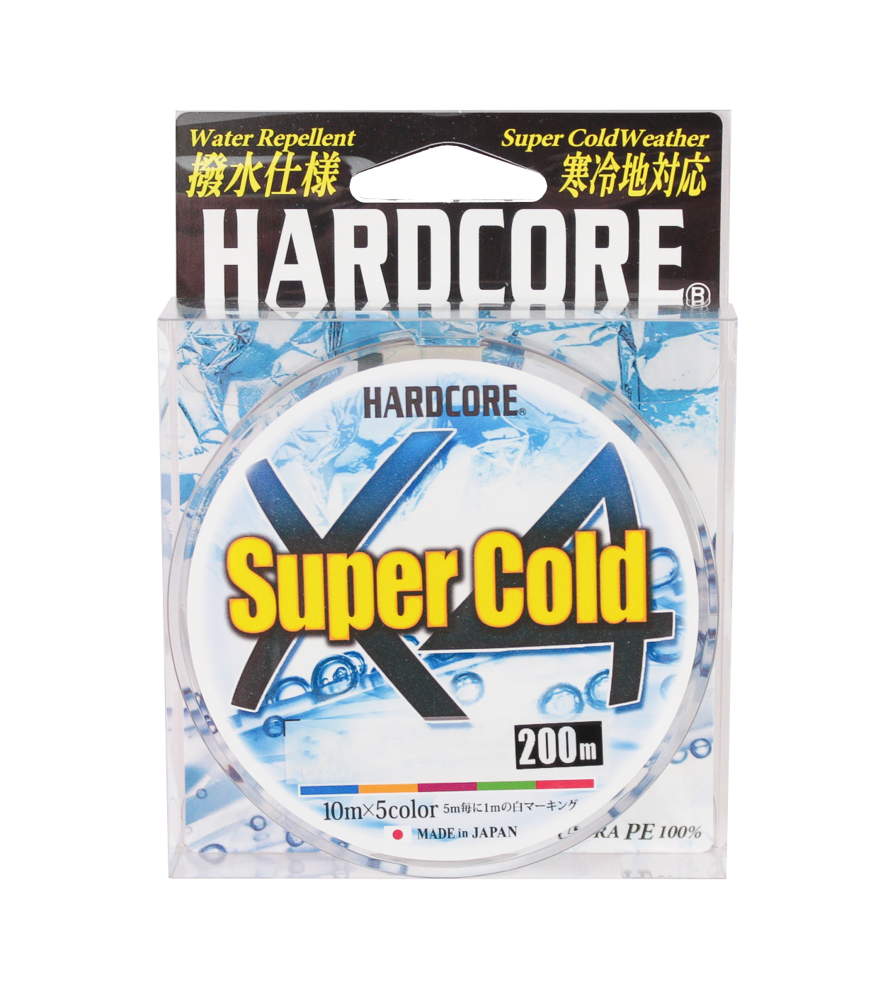 Шнур Yo-Zuri PE Hardcore X4 Duel super cold PE 1.5 10.0кг 200м 5 color - фото 1