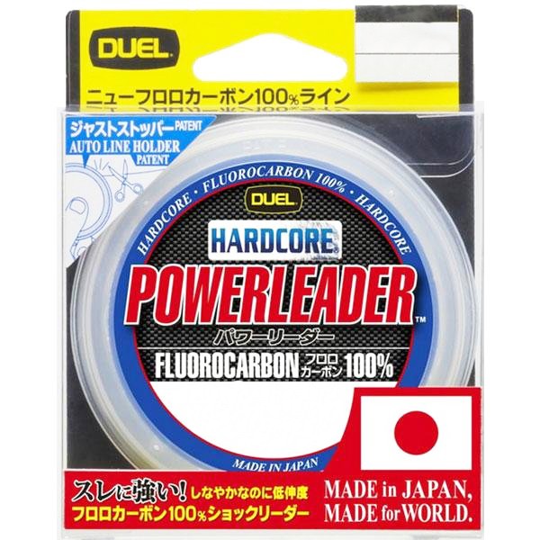 Леска Yo-Zuri Duel Hardcore Powerleader FC 50м 12lb 0.285мм 6кг - фото 1