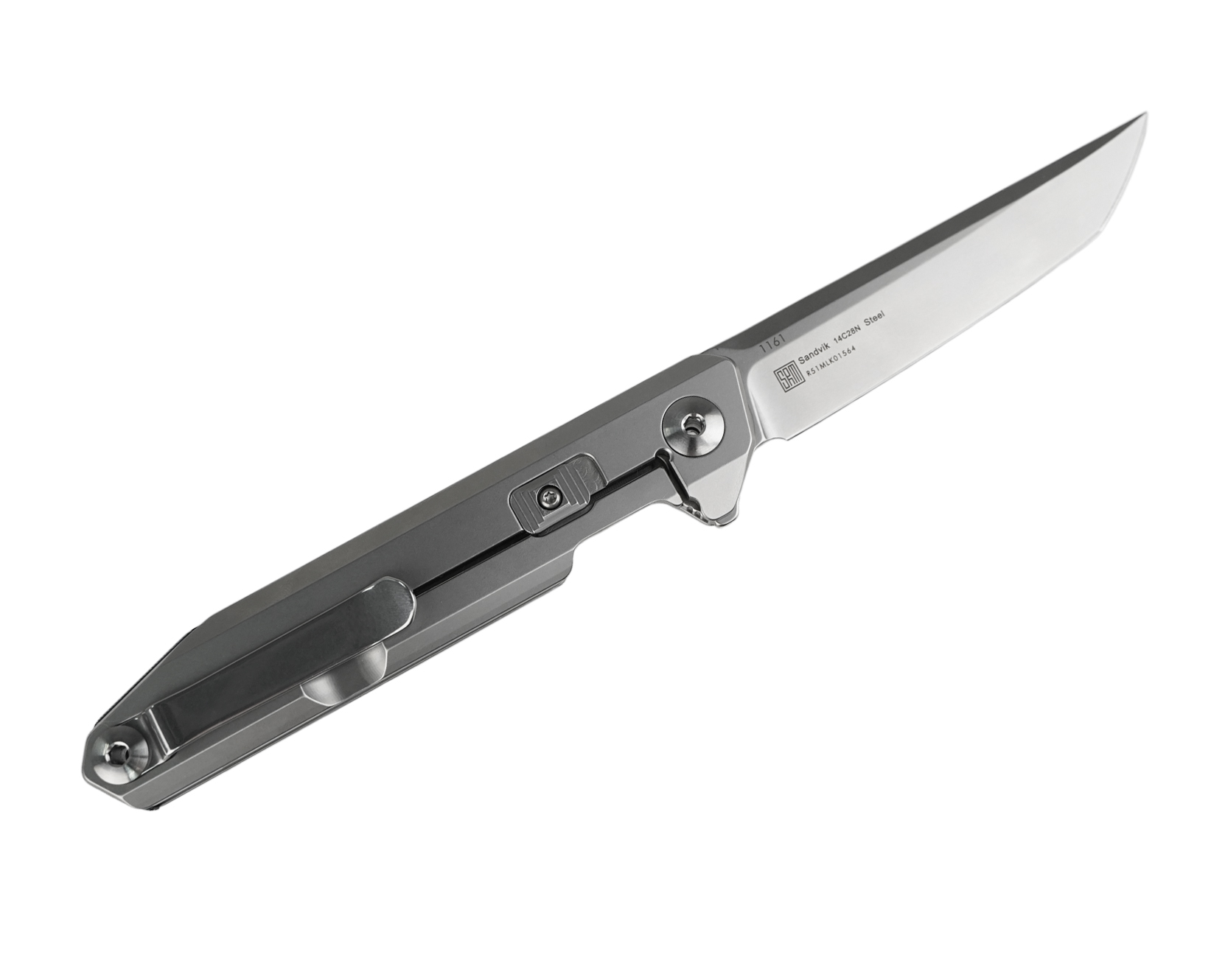 Нож Sanrenmu 1161 складной сталь Sandvik  14C28N рукоять 420 Steel