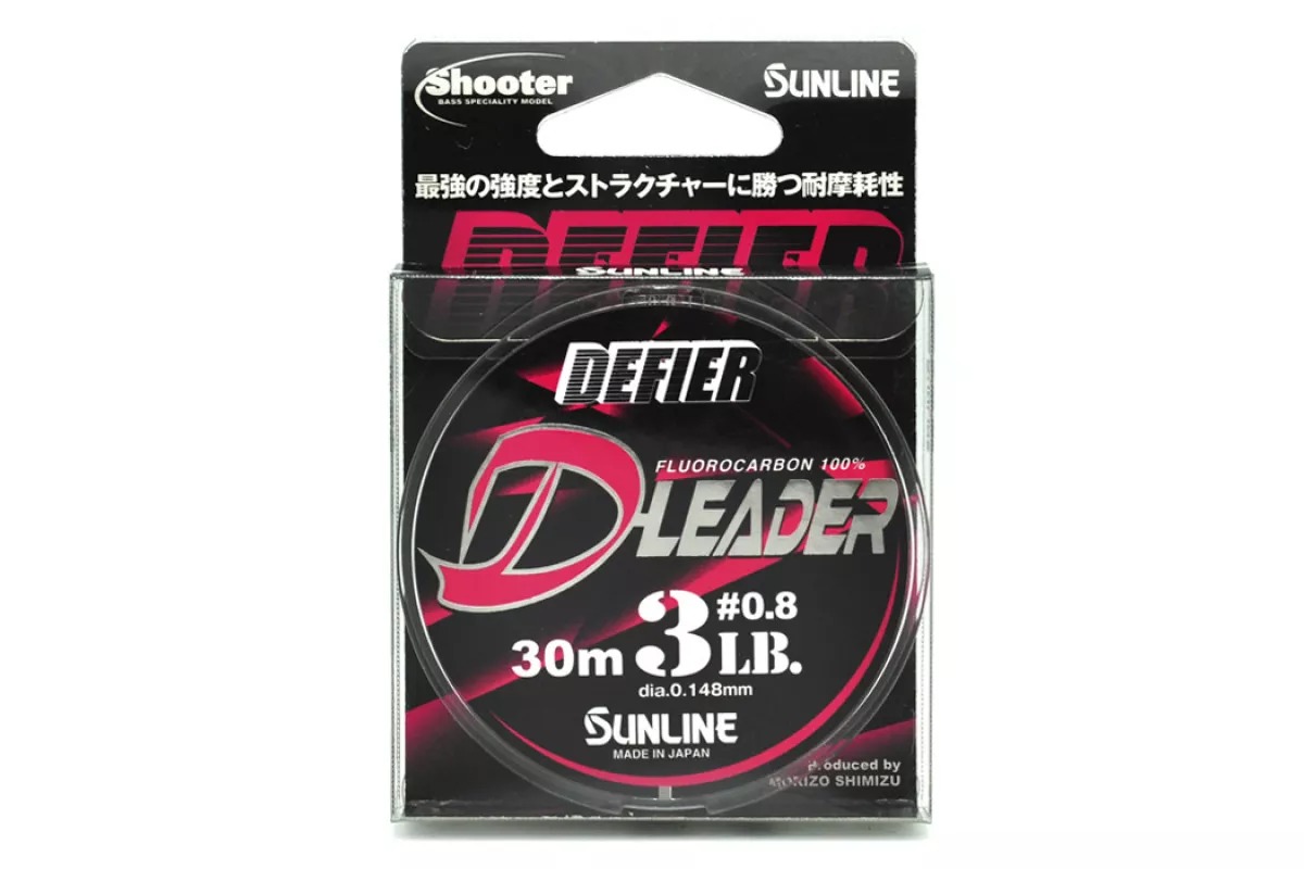 Леска Sunline Shooter Defier D-Leader 0,148мм 1,5кг/3lb 30м Clear - фото 1