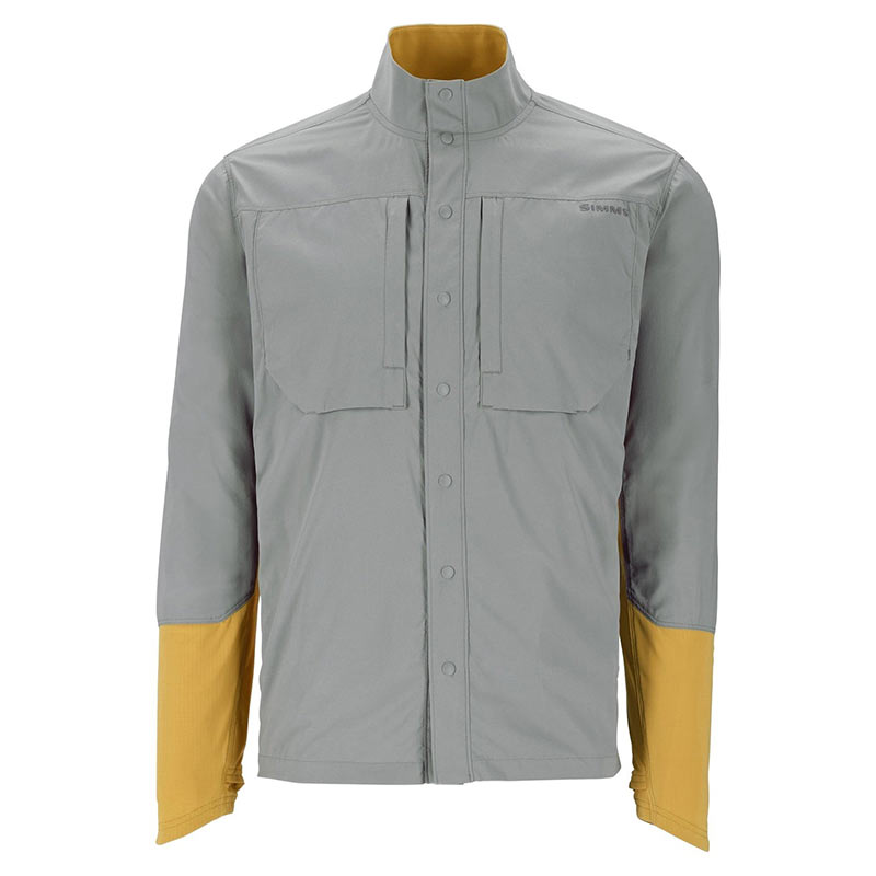 Рубашка Simms Latitude BiComp Shirt Cinder/Baltic Amber  - фото 1