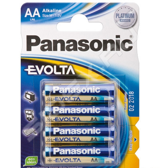 Батарейка Panasonic Evolta LR6 AA 1.5B уп.4шт - фото 1
