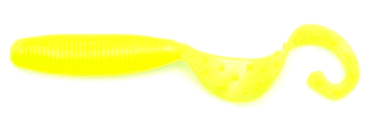 Приманка Reins 4&quot; Fat G-Tail Grub Chartreuse Pearl No Scent - фото 1