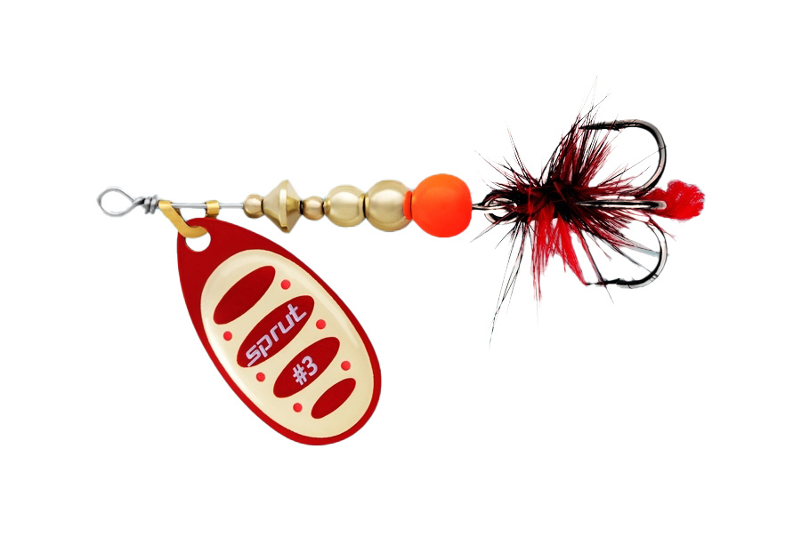 Блесна Sprut Alba Ball System Spinner №3 7гр RG - фото 1