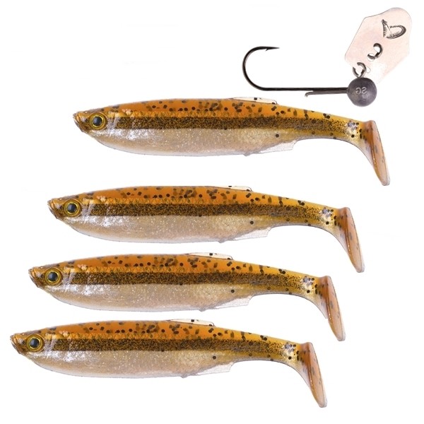 Набор приманок Savage Gear сrazy blade bleak kit 10см 4+1шт 08 minnow - фото 1