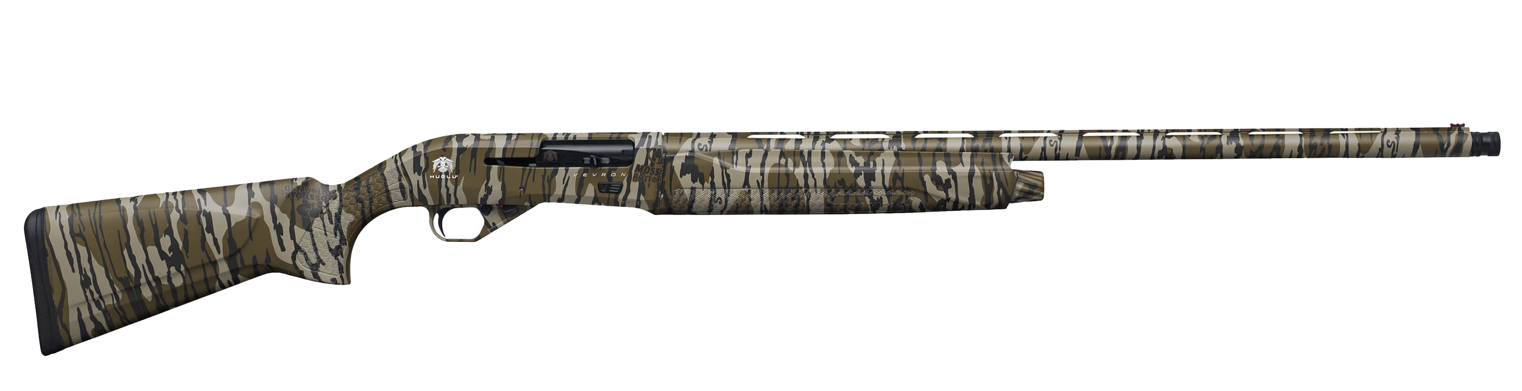 МП HUGLU Veyron Mossy OAK Bottomland, 12х76, L-760, 5д.н., газ. система, 4+1 - фото 1