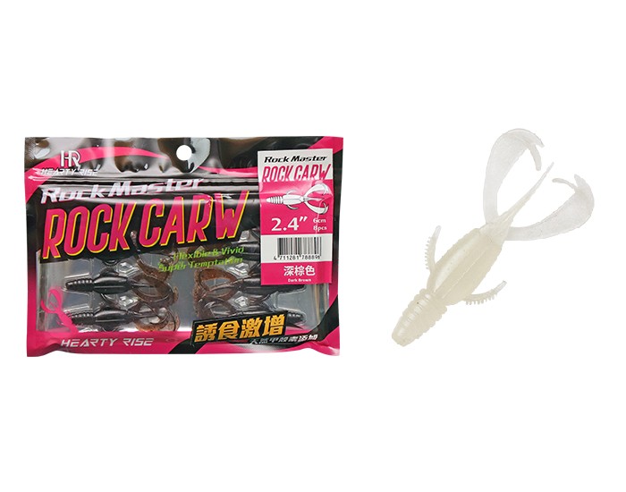 МП Приманка Силиконовая Hearty Rise Rock Master - Rock Carw 2.4 #02 Luminous Whi - фото 1