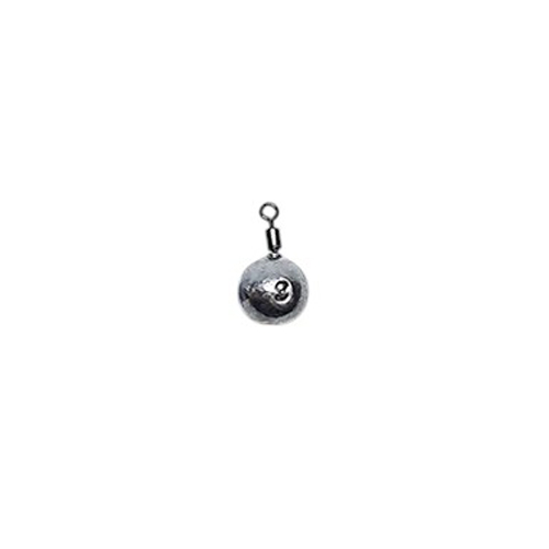 Груз УЛОВКА Шар с вертлюгом для микро-джига 0,9гр обычный вертлюг уп 4шт - фото 1