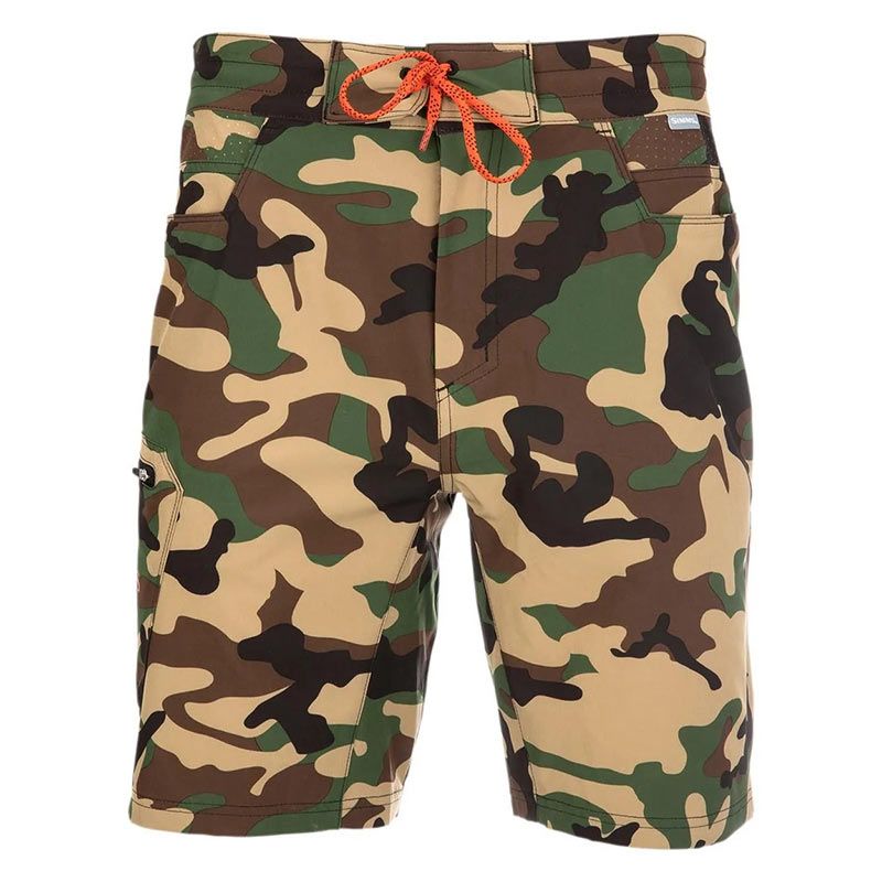 Шорты Simms Seamount Board Shorts Woodland Camo 32W  - фото 1