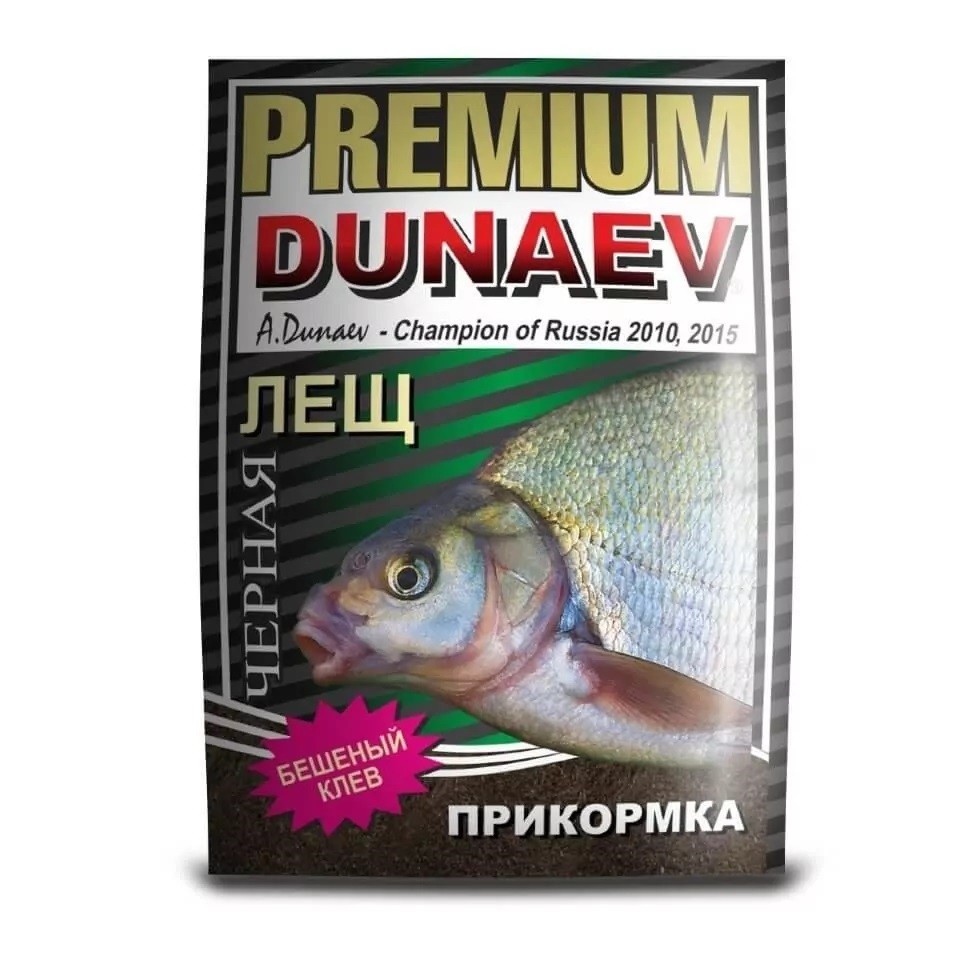 Прикормка Dunaev-Premium 1кг лещ черная - фото 1