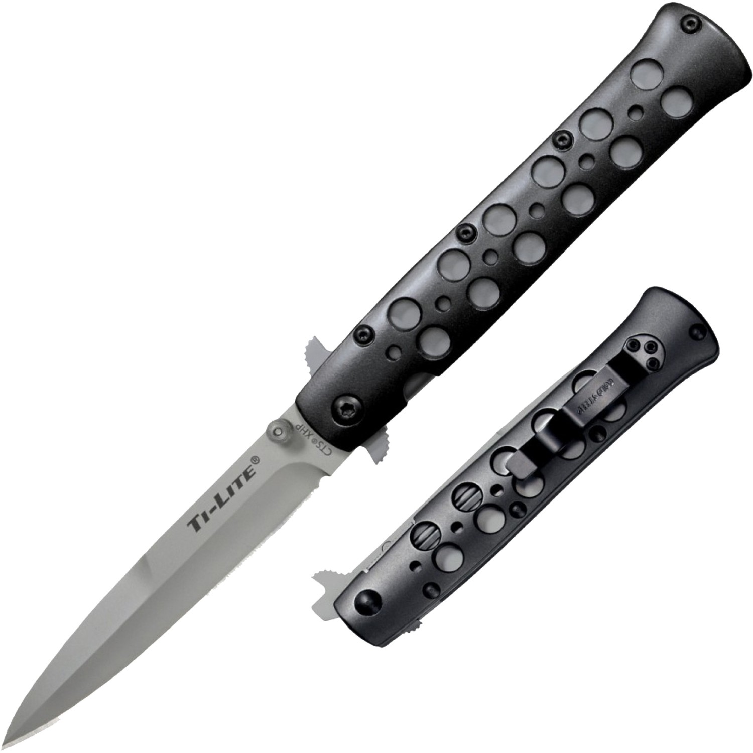 Нож Cold Steel Ti-Lite 4&quot; складной CTS HNP рукоять алюминий - фото 1