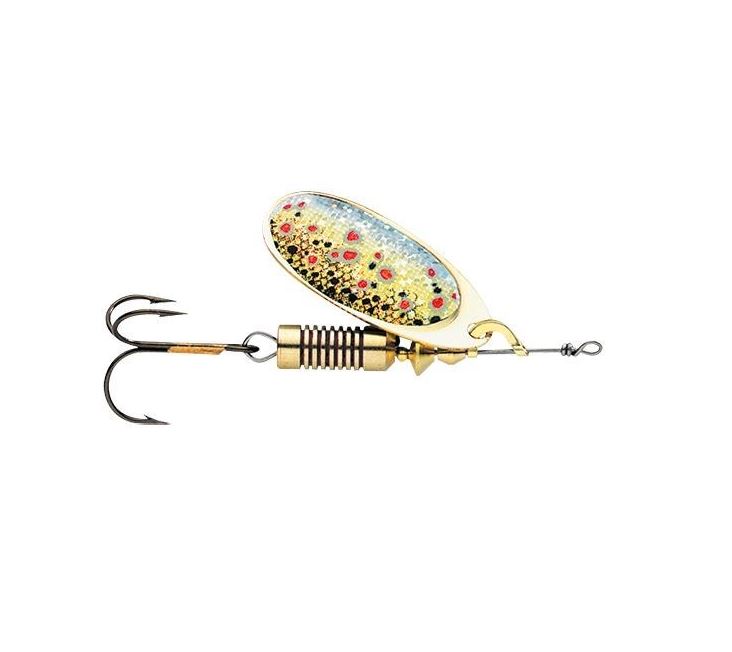 Блесна Effzett Nature 3D №2 4 гр Sinking brown trout - фото 1
